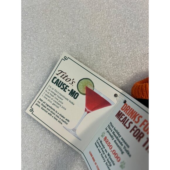 TITO’S Vodka For Dog People Holiday Christmas Bottle Sweater Collectible NWT - Picture 4 of 4